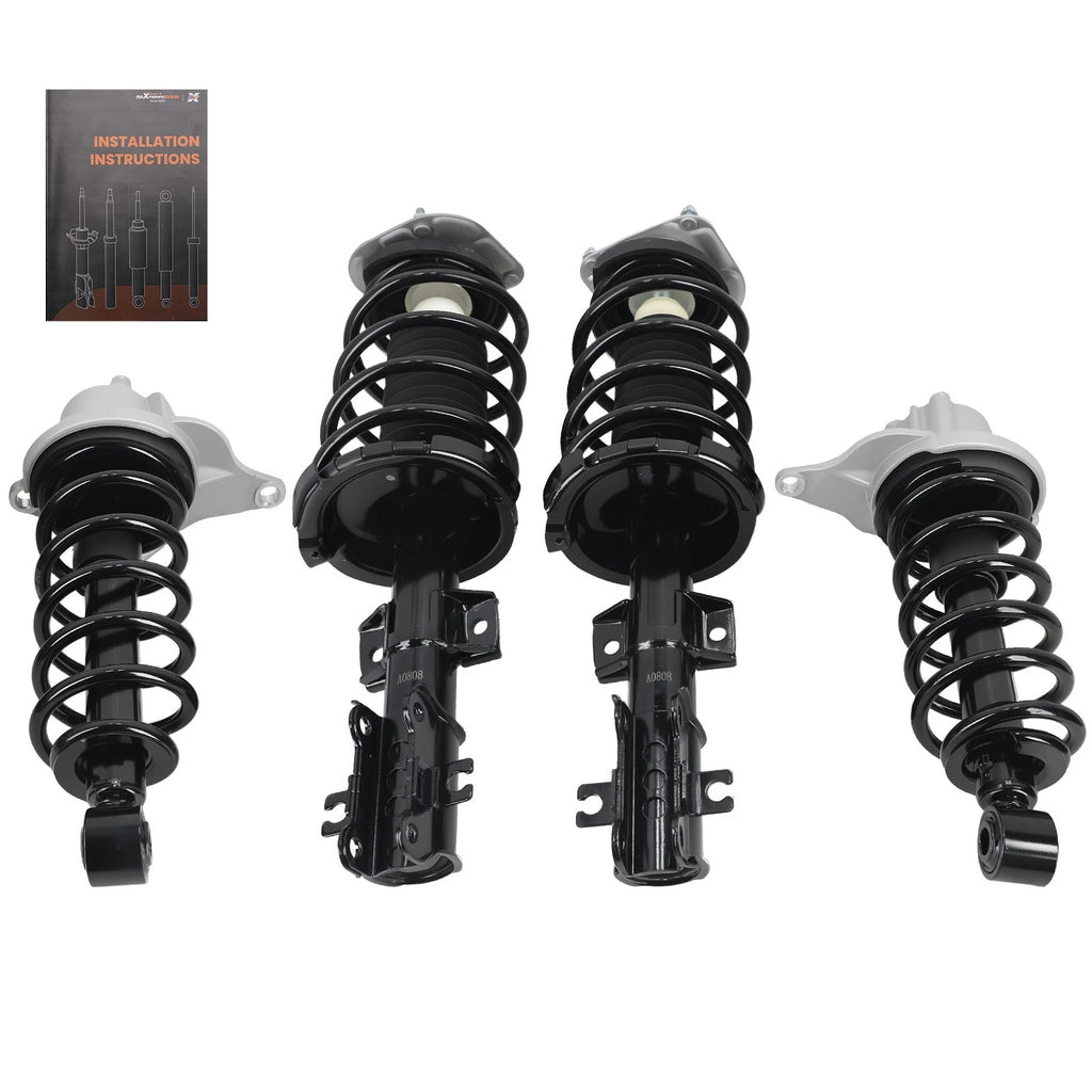 4X Complete Struts Coil Springs for Volvo XC70 (2003–2007) 1345823L