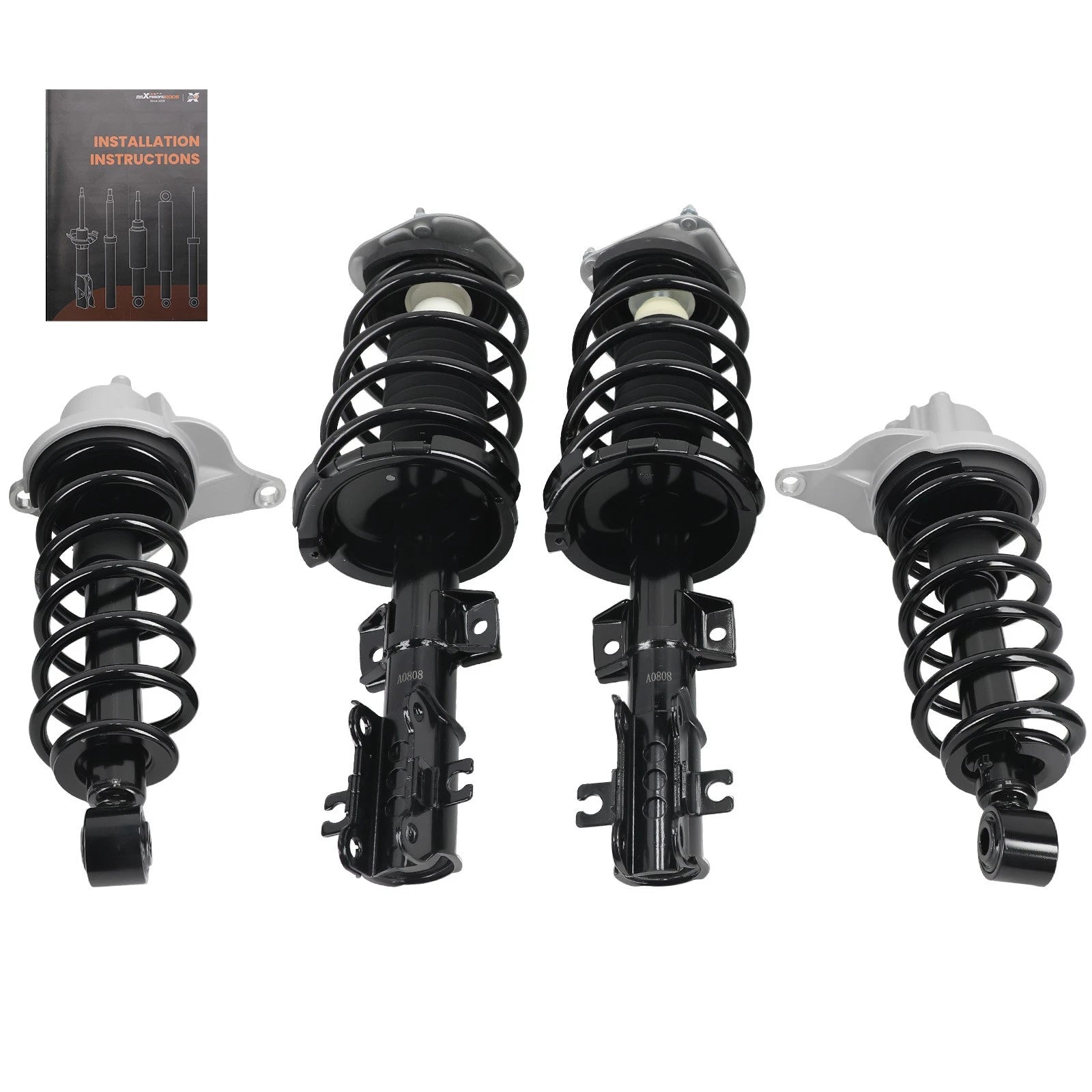 4X Complete Struts Coil Springs for Volvo XC70 (2003–2007) 1345823L