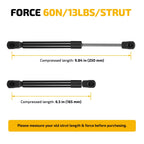 2X Lift Support Shock Struts for Universal (9.84 Extended Length)