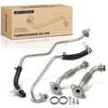 Set of 4 Turbocharger Oil Return Lines for Ford Fusion Lincoln