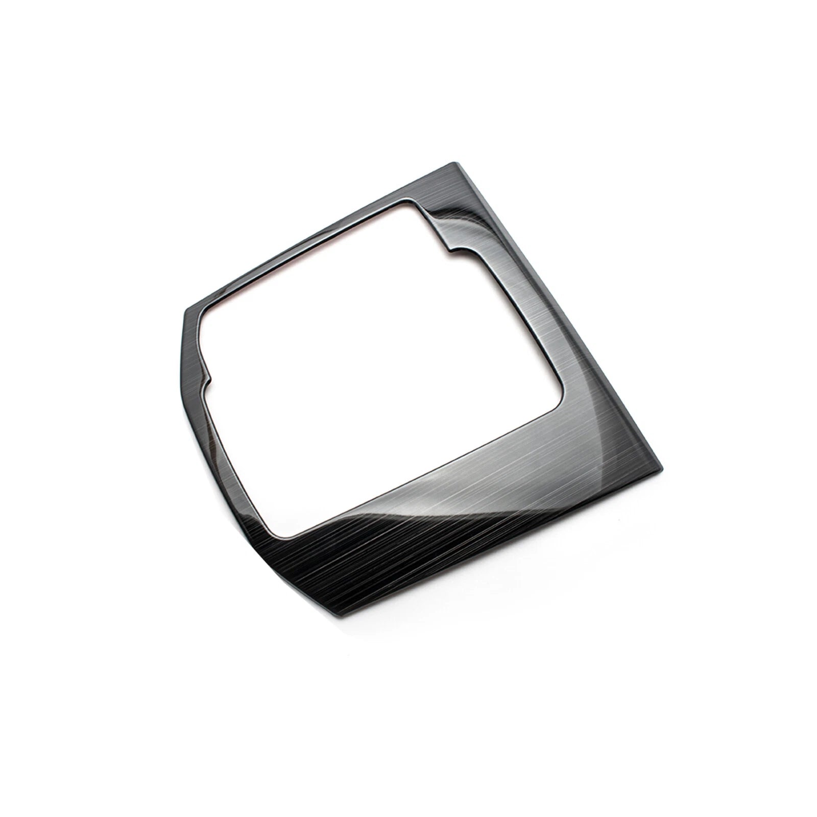 Black Titanium Inner Gear Shift Box Overlay Panel Cover for Mazda CX-5 (2017-2025)