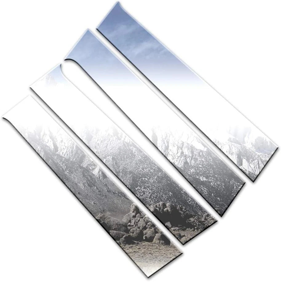 Luxury FX Chrome Pillar Post Trim 4pc for Dodge Journey (2009–2020)