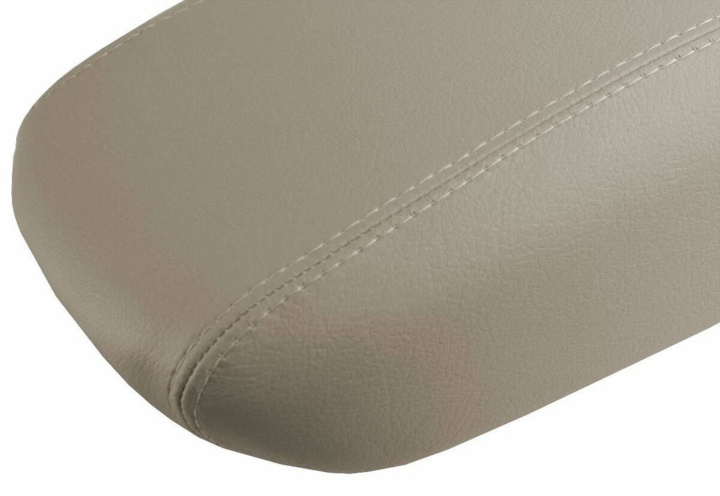 Leather Console Lid Pull Over Cover for Dodge Dart (2013–2016) Beige