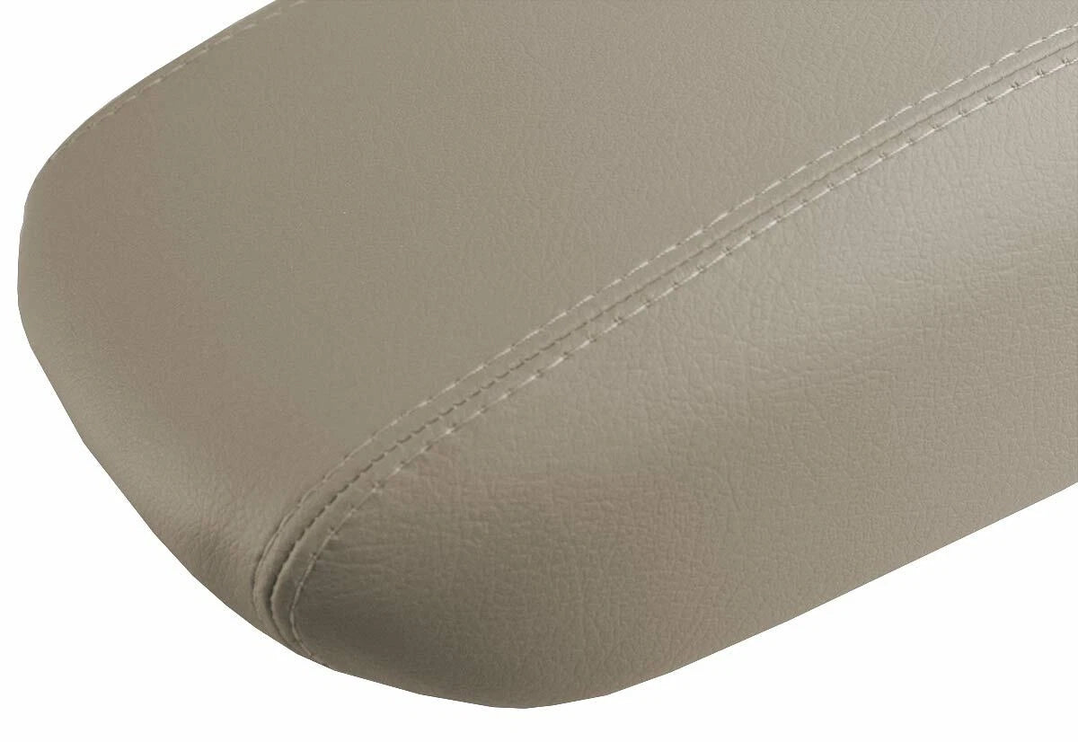 Leather Console Lid Pull Over Cover for Dodge Dart (2013–2016) Beige
