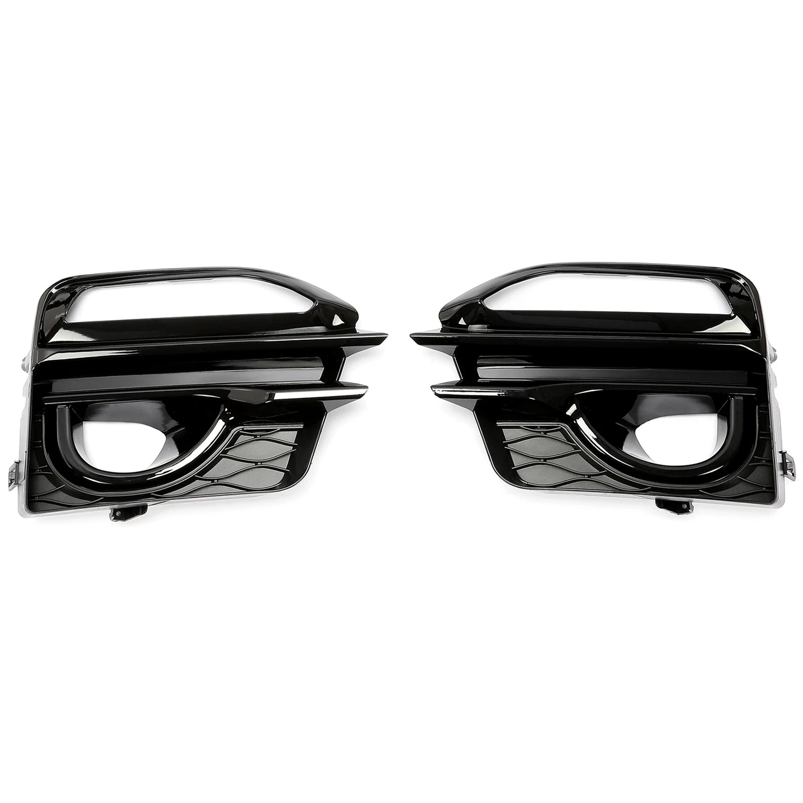 Set of 2 Front Bumper Fog Light Cover Bezel Trim for Infiniti Q50 (2014–2017)