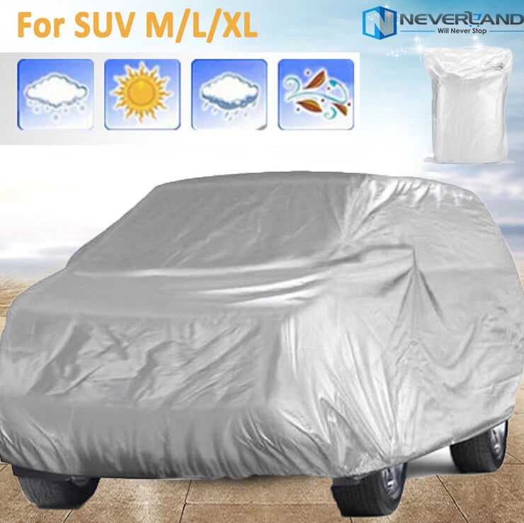Full SUV Car Cover Waterproof UV Protection for SUV (Universal Fit)
