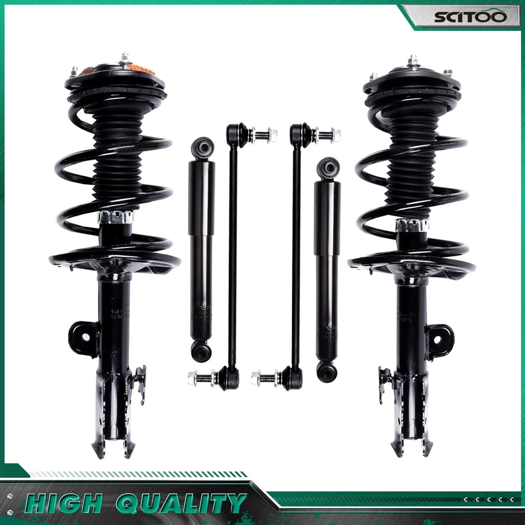 Set of 6 Strut Shock Sway Bar Links for Toyota Rav4 (2006–2012)