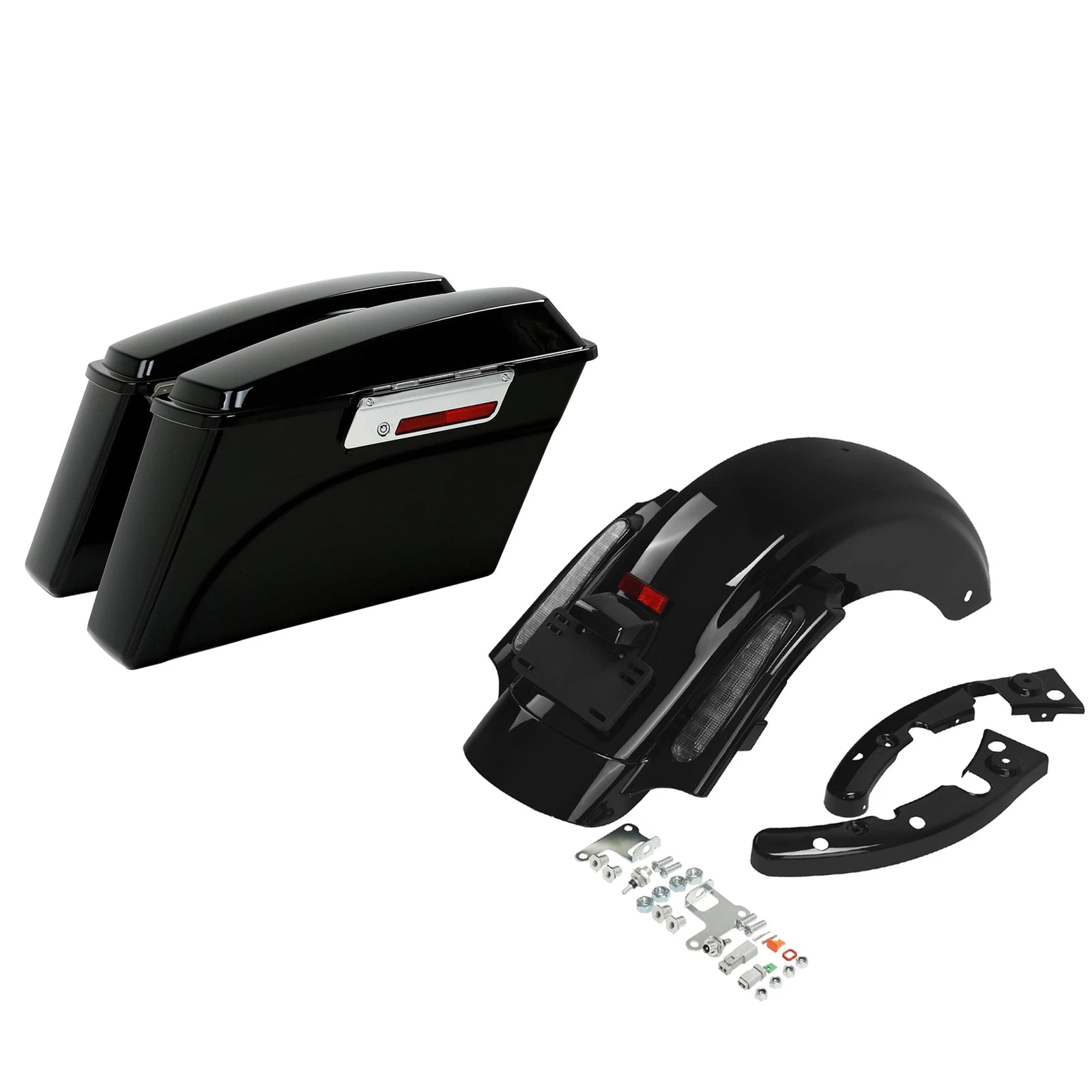 Saddlebags & Rear Fender for Harley Touring CVO Street Road Glide (2009–2013)
