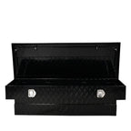 Black Aluminum Tool Box for Truck Pickup Trailer Storage (70"x20"x17.5")