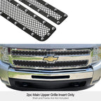 Stainless Black Rivet Grille for Chevy Silverado 1500 (2007-2013)