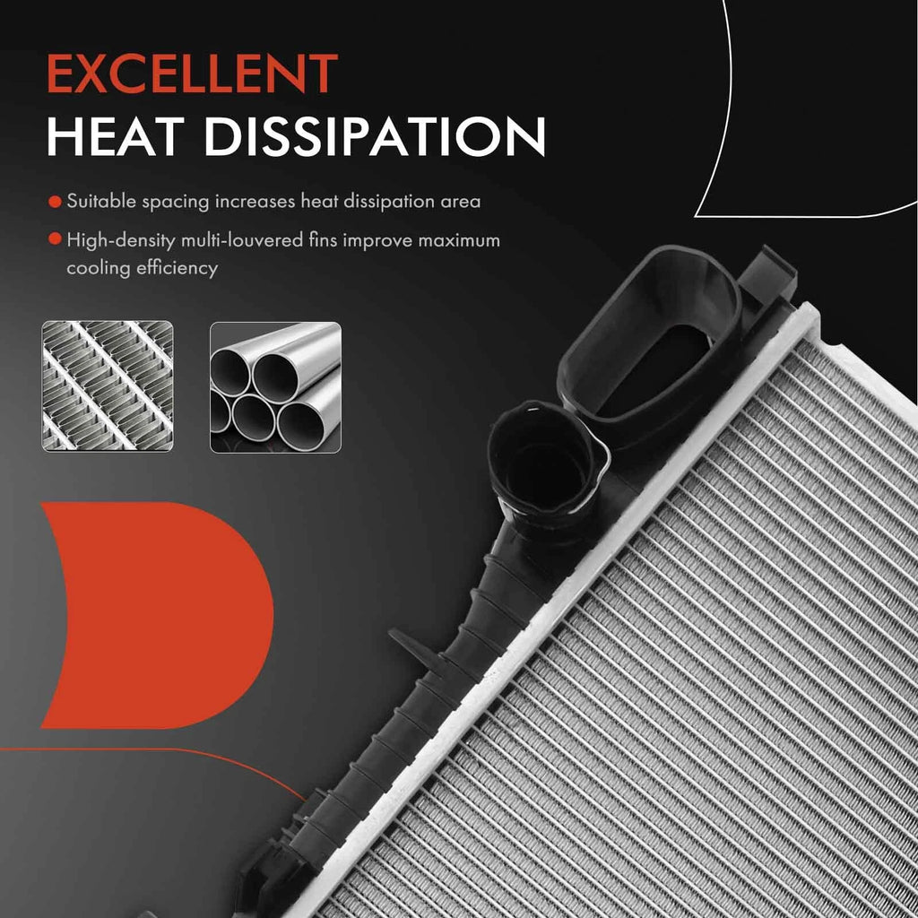 Radiator with Oil Cooler for Mercedes-Benz W220 W221 E320 E350 (2003–2006)