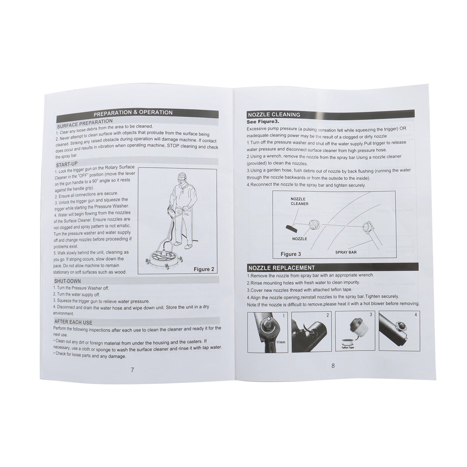 18 Inch Pressure Washer Surface Cleaner for Various Models