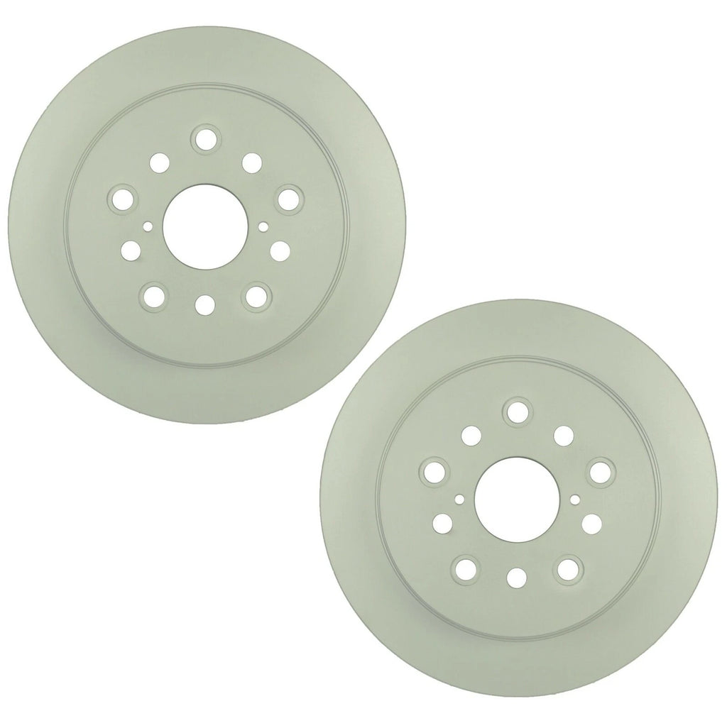 Set of 2 Bosch QuietCast Rear Disc Brake Rotors for Lexus LS430 (2001–2006)