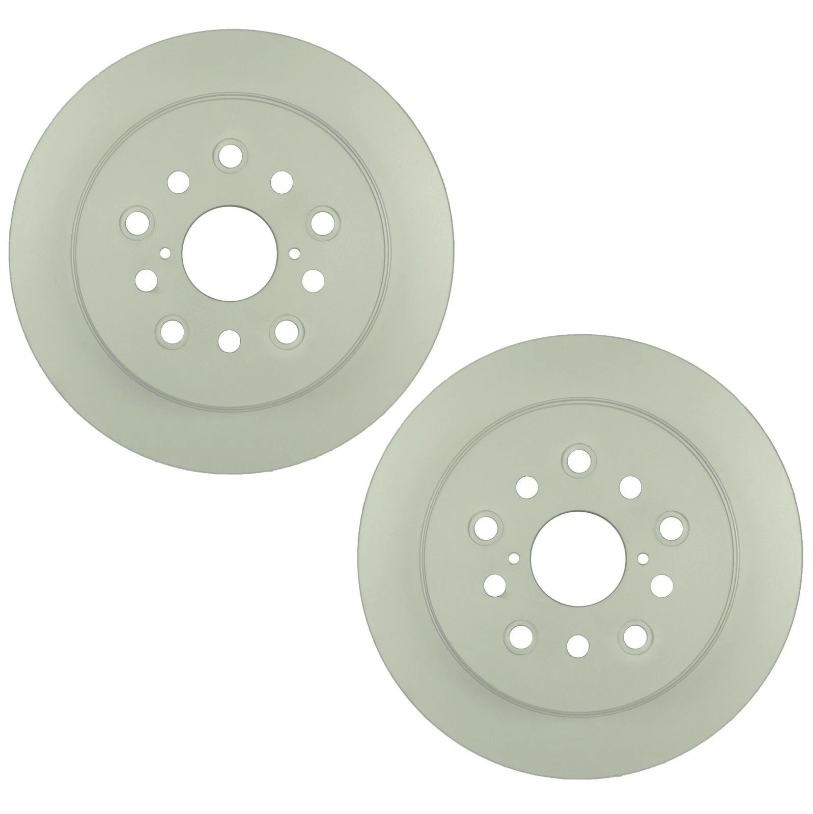 Set of 2 Bosch QuietCast Rear Disc Brake Rotors for Lexus LS430 (2001–2006)