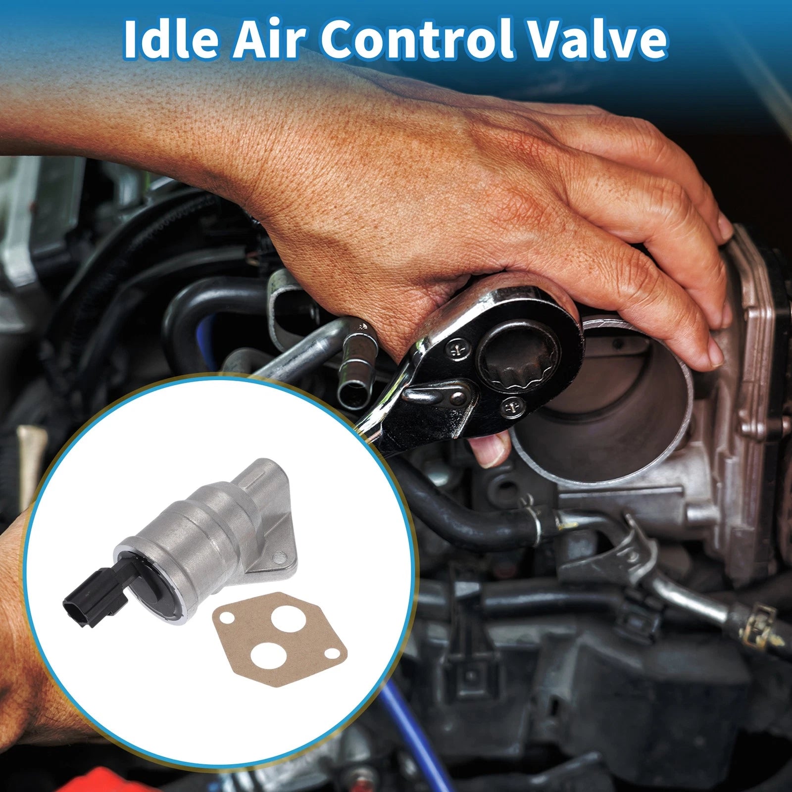 Idle Air Control Valve for Ford Focus (2002–2004) No.XS4U9F715FA