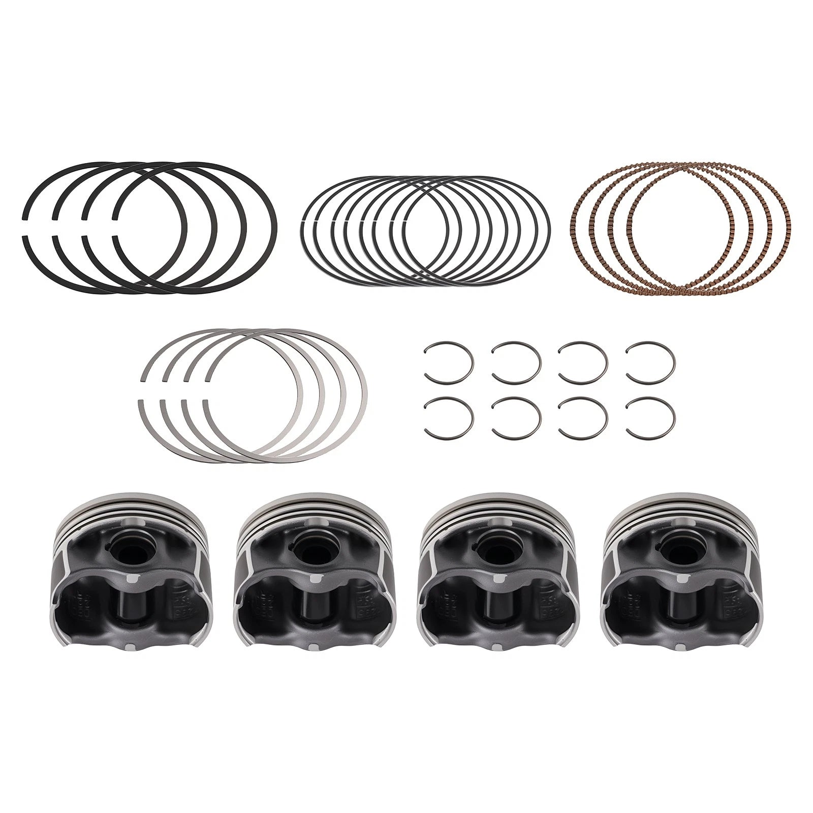 Piston & Ring Set for Audi VW Skoda Seat 2.0 TFSI TSI (2011–2017) 06H107065CM