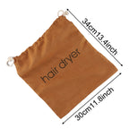 2X Hair Tool Storage Bags with Drawstring Closure for Travel