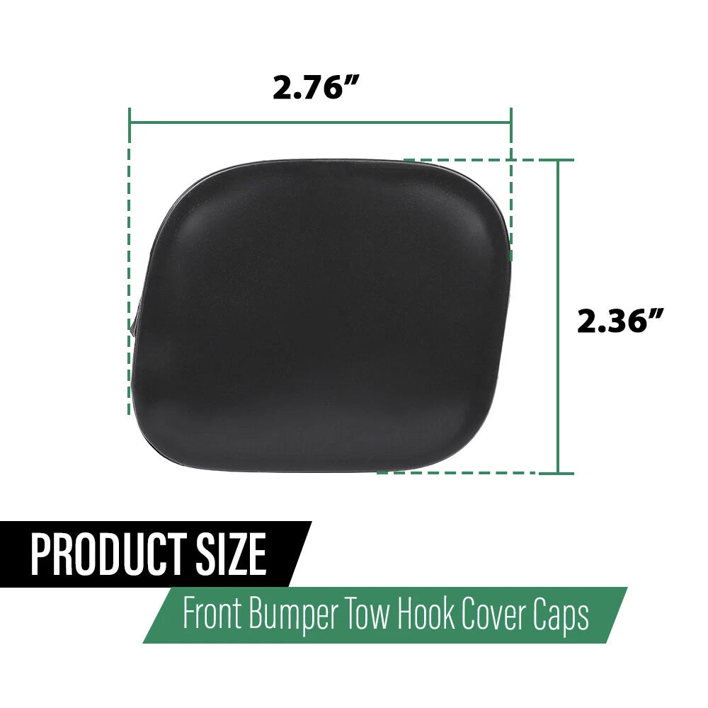 Set of 2 Tow Hook Eye Covers for Toyota Highlander (2014–2016)