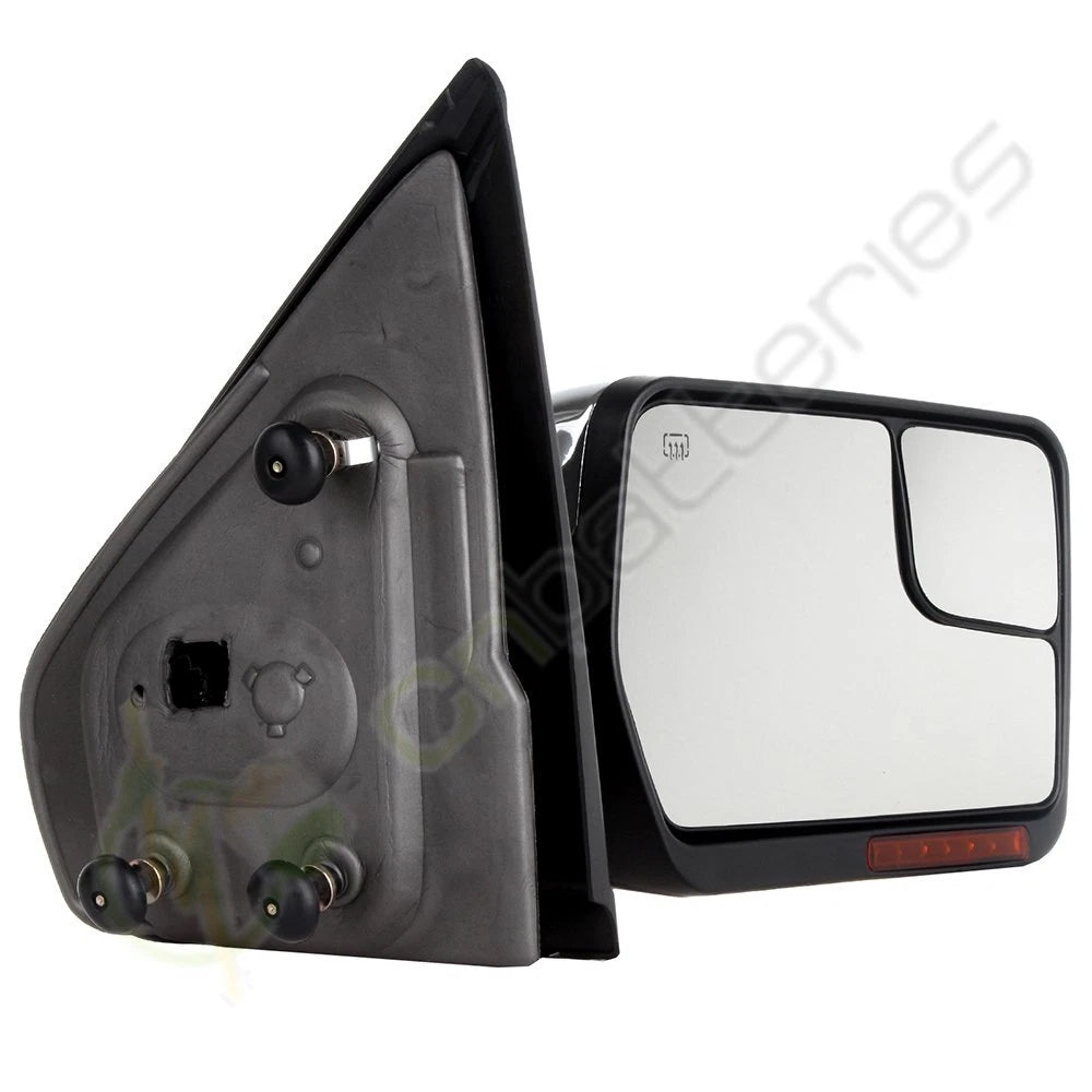 Pair Power Heated LED Signal Side View Mirrors for Ford F-150 (2004–2014)