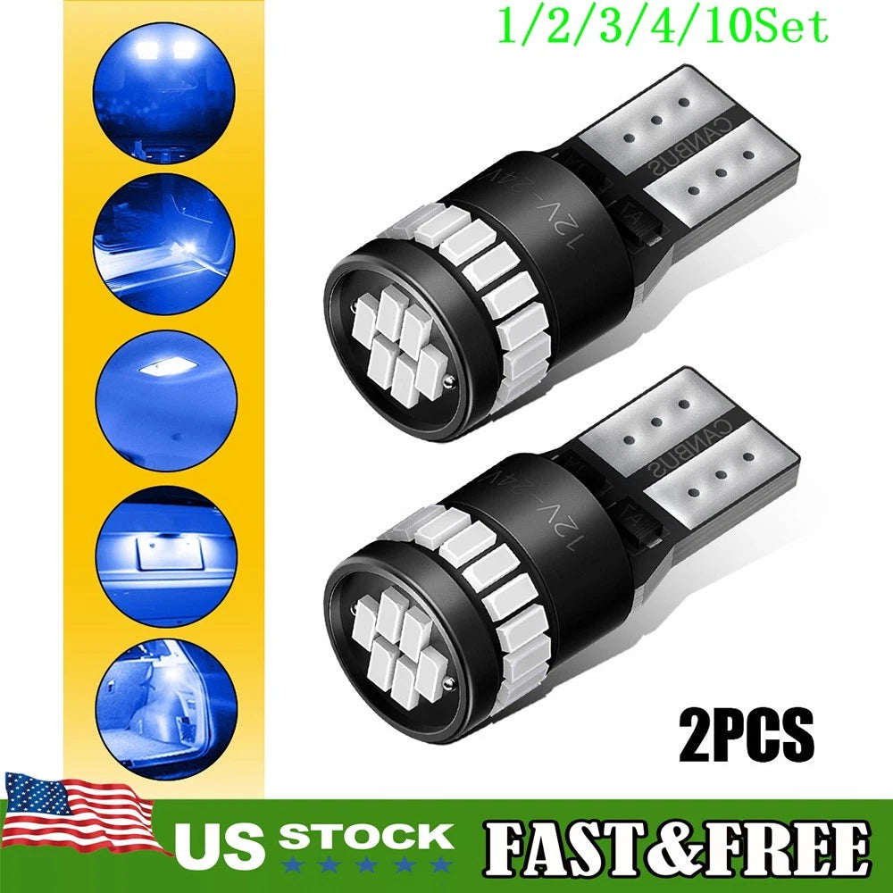 2X LED License Plate Bulbs for Make Model