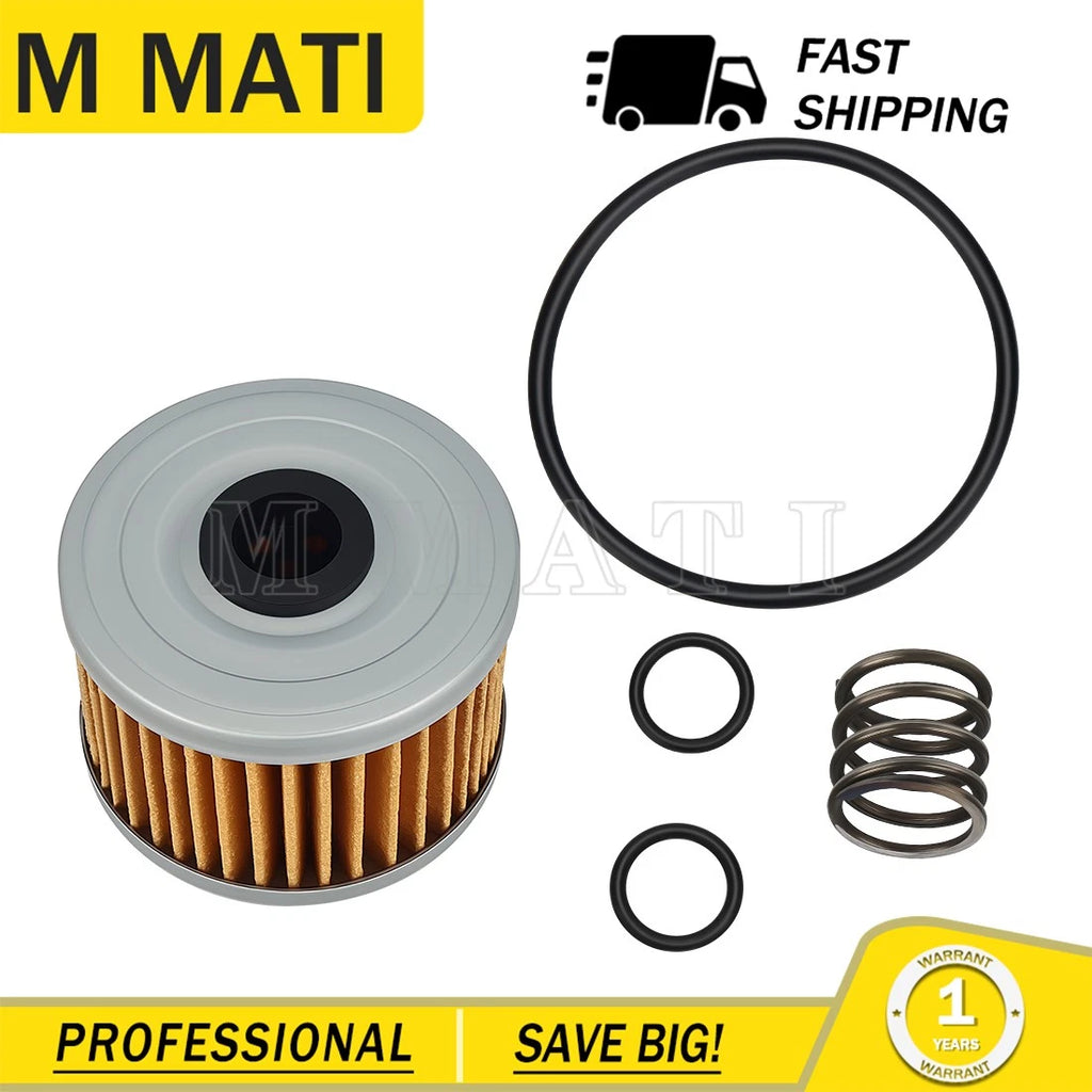 Oil Filter & O-Ring & Spring for Honda TRX300 TRX300FW TRX300EX TRX400FW TRX250R (1993–2006)