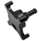 Black Billet Diesel Fuel Drain Valve for Ford Powerstroke (2017–2020)