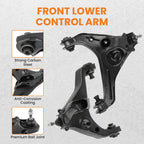 2X Front Lower Control Arms for Ford F-150 Expedition (2009-2013)