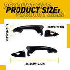 Set of 2 Exterior Door Handles for Hyundai Accent (2012â2017)