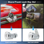 Door and Trunk Lock Cylinders Kit for Ford Thunderbird (1970–1986)