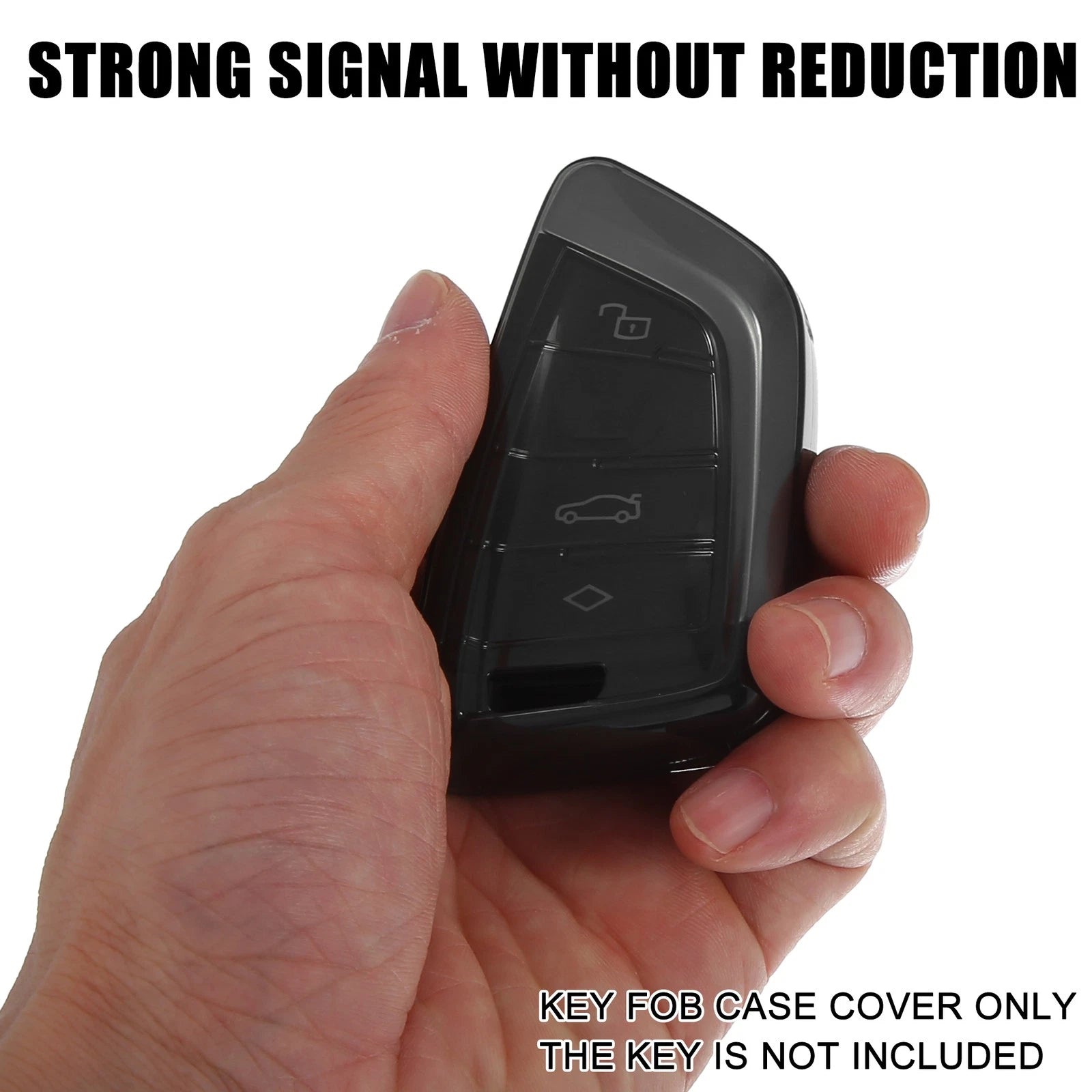 TPU Key Fob Remote Control Cover for BMW 1 2 3 5 6 Series (2010–2023)