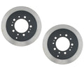 Set of 2 Vented Rear Disc Brake Rotors 345.5mm for Toyota Lexus