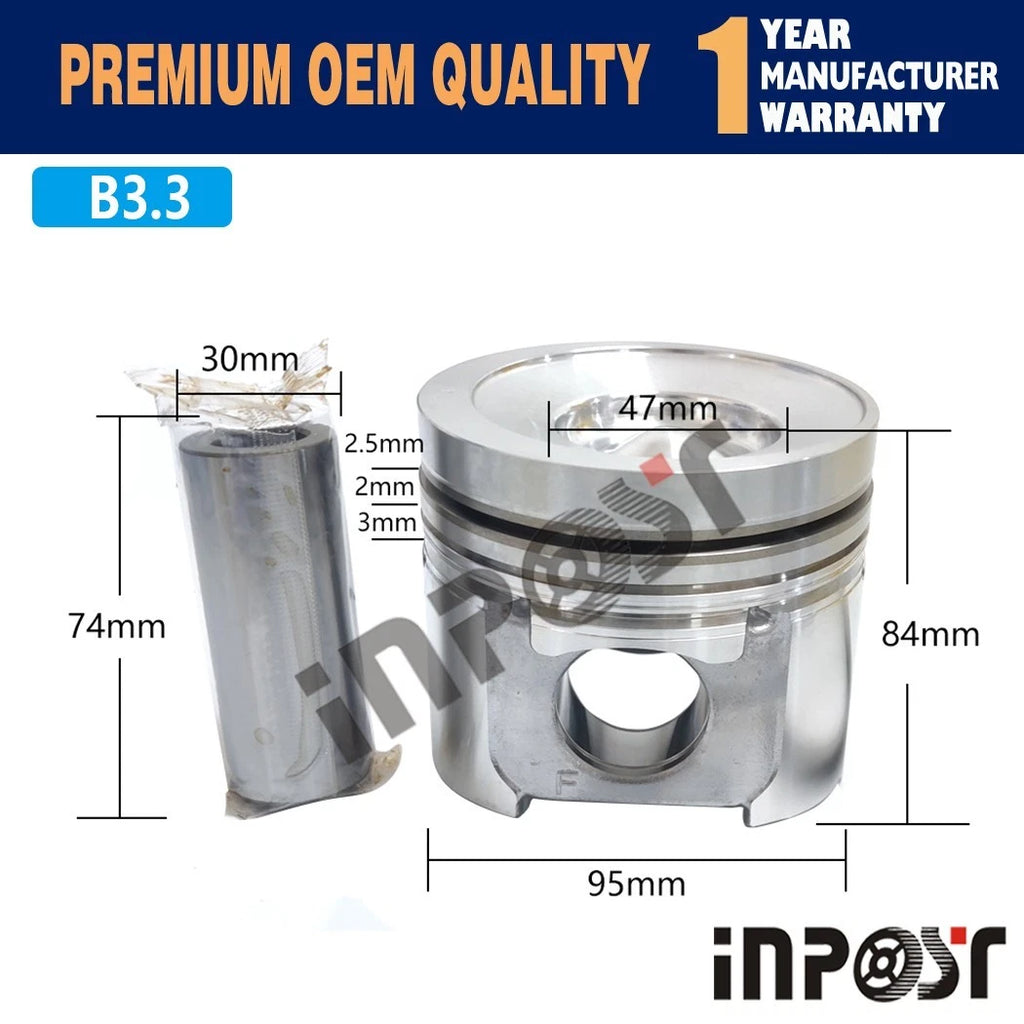 Overhaul Rebuild Kit for Cummins QSB3.3 B3.3 B3.3T