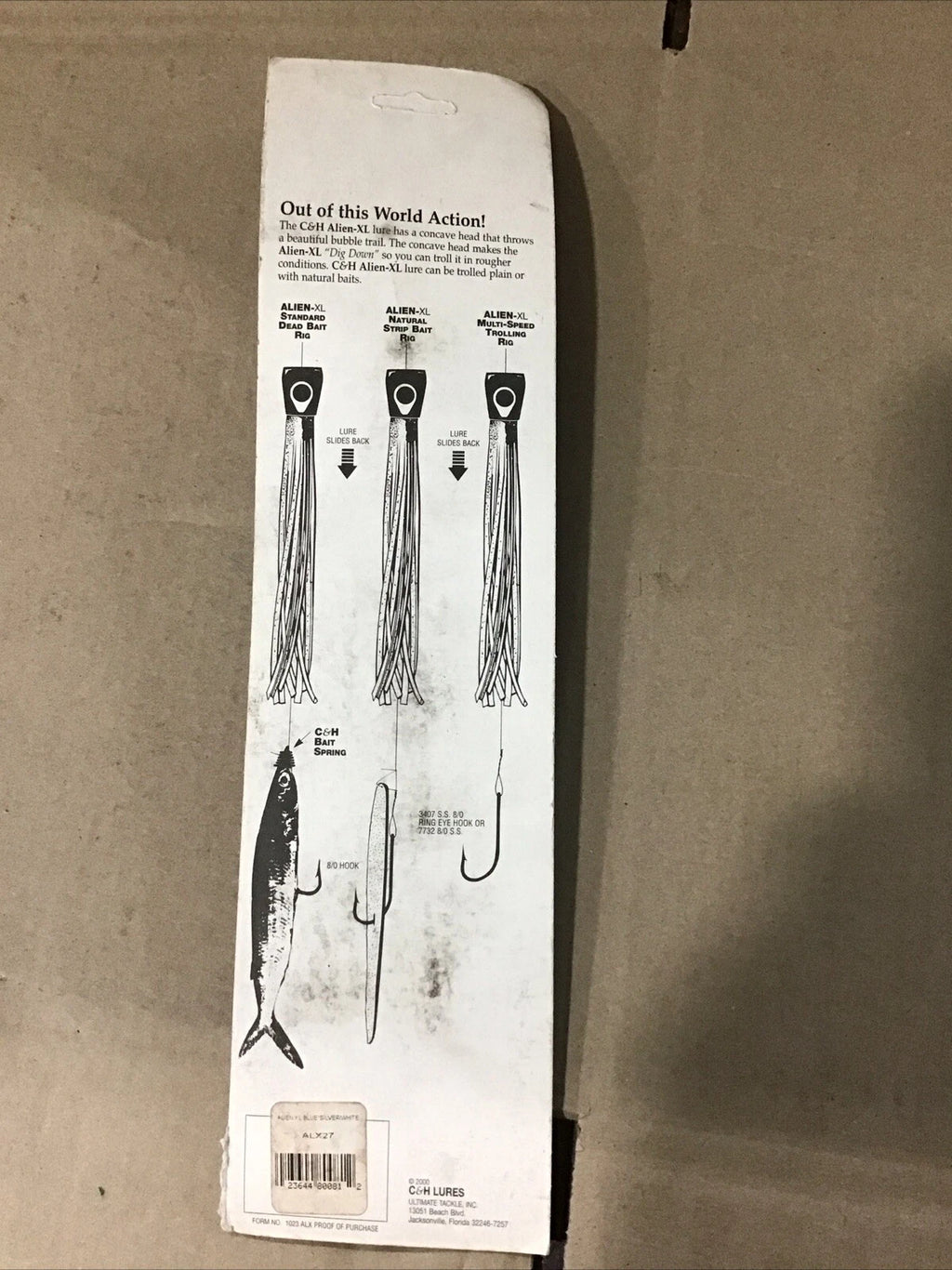 C&H Alien-Xl 10-1/2" Blue/Silver/White for ALX-27