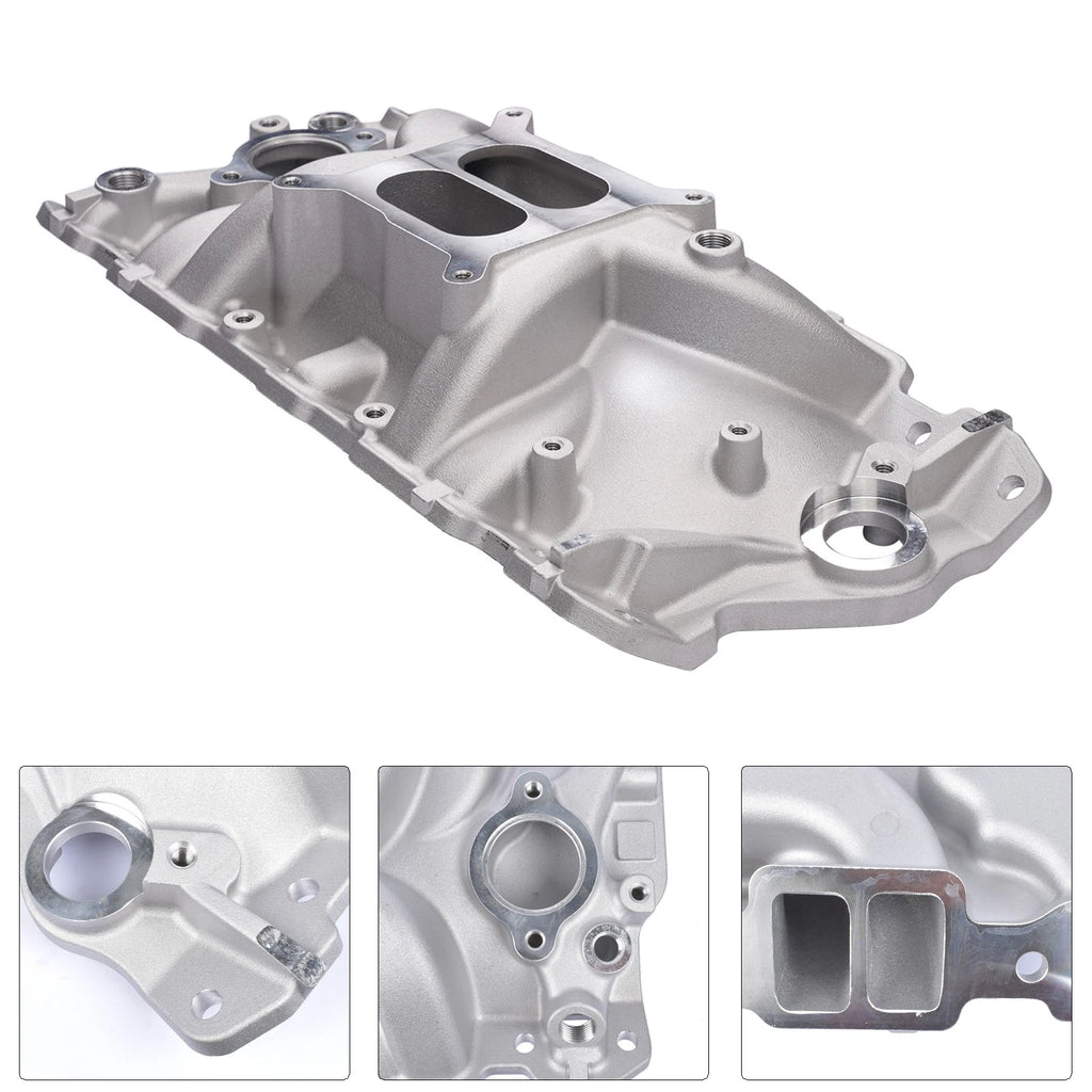 Aluminum Intake Manifold for Chevy Small-Block 262-400 (1955–1986)