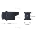 LED Dashboard Switch Button for Subaru Impreza/Crosstrek/WRX (2016–2025)
