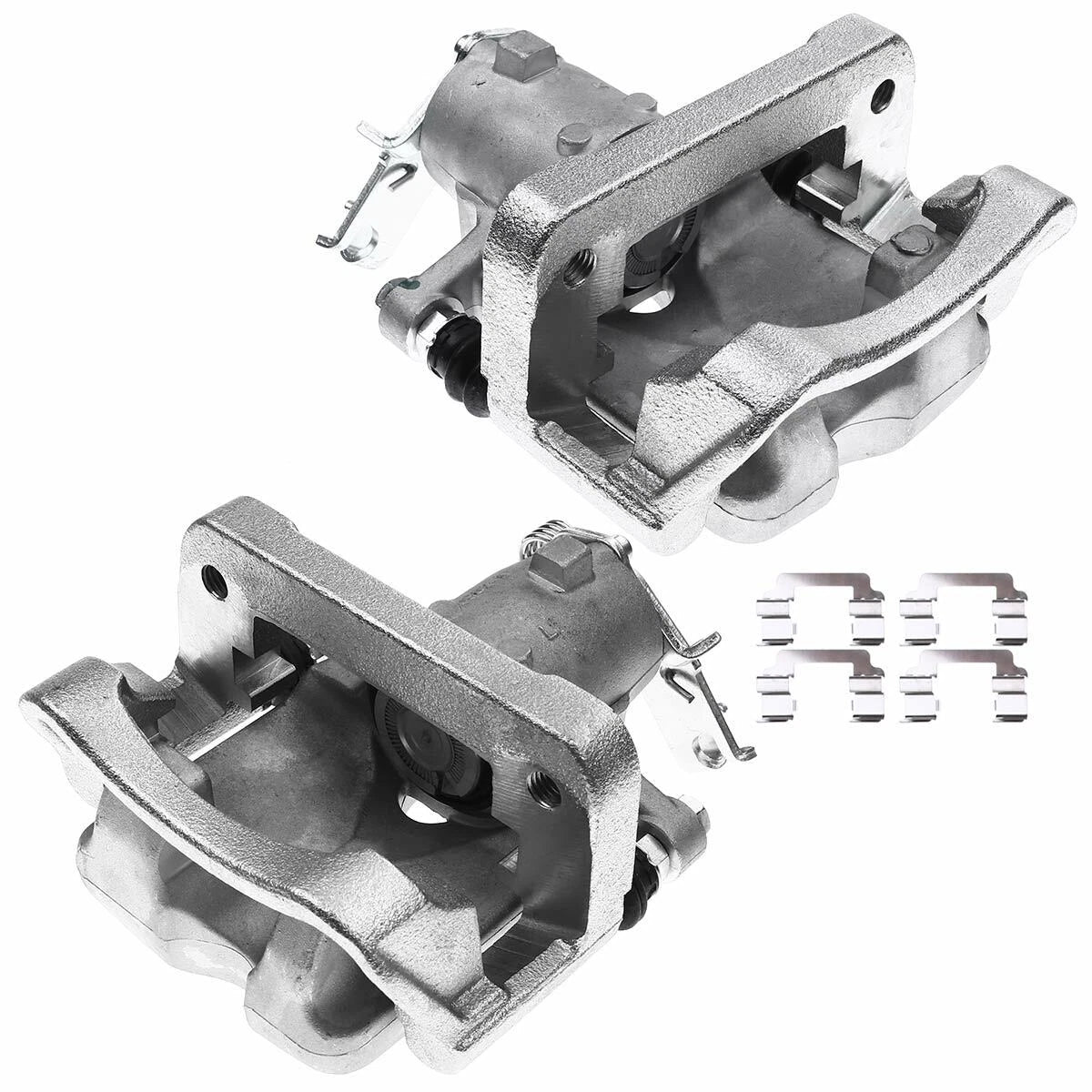 Pair Rear Brake Calipers with Bracket for Buick LaCrosse (2010–2011)