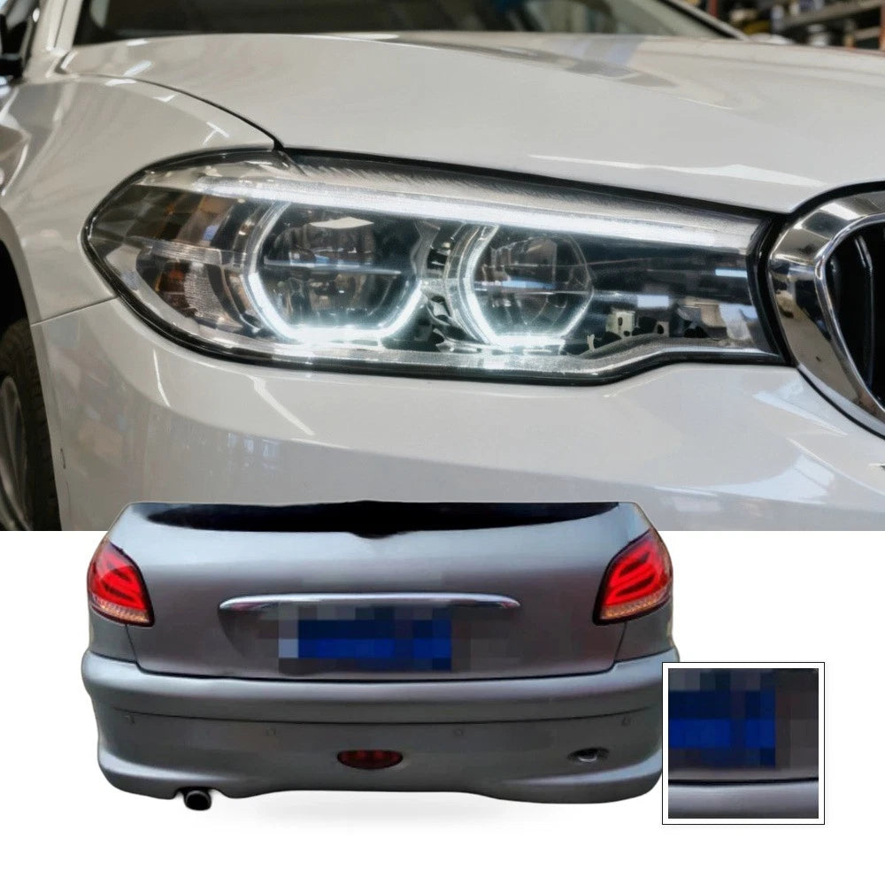 LED Tail Light for Peugeot 206 206CC (2004–2008) Left Turn Signal Brake