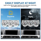 Set of 3 Mechanical Chrome Gauges for Universal Applications (52mm)