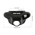 Black Batwing Inner Outer Fairing Speaker Cover for Harley Electra Glide (2014–2023)