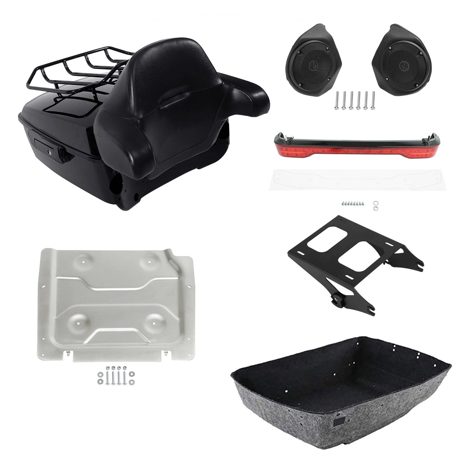 LED Light Speakers Plate for Harley Touring (2014–2026)