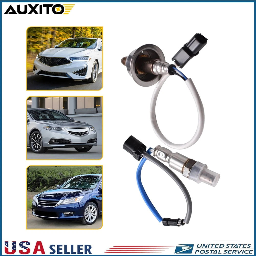 2X Oxygen O2 Sensor for Honda Accord 2013–2017 2.4L L4 Upstream+Downstream