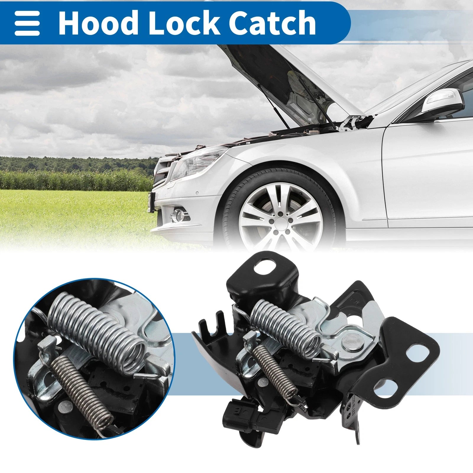 Hood Latch Assembly for Honda Accord (2018–2022) No. 74120TVAA01 1 Pc