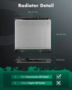 Radiator for Chevrolet Colorado 2007-2012, Isuzu i-280 2006 (3.7L, 2.8L)