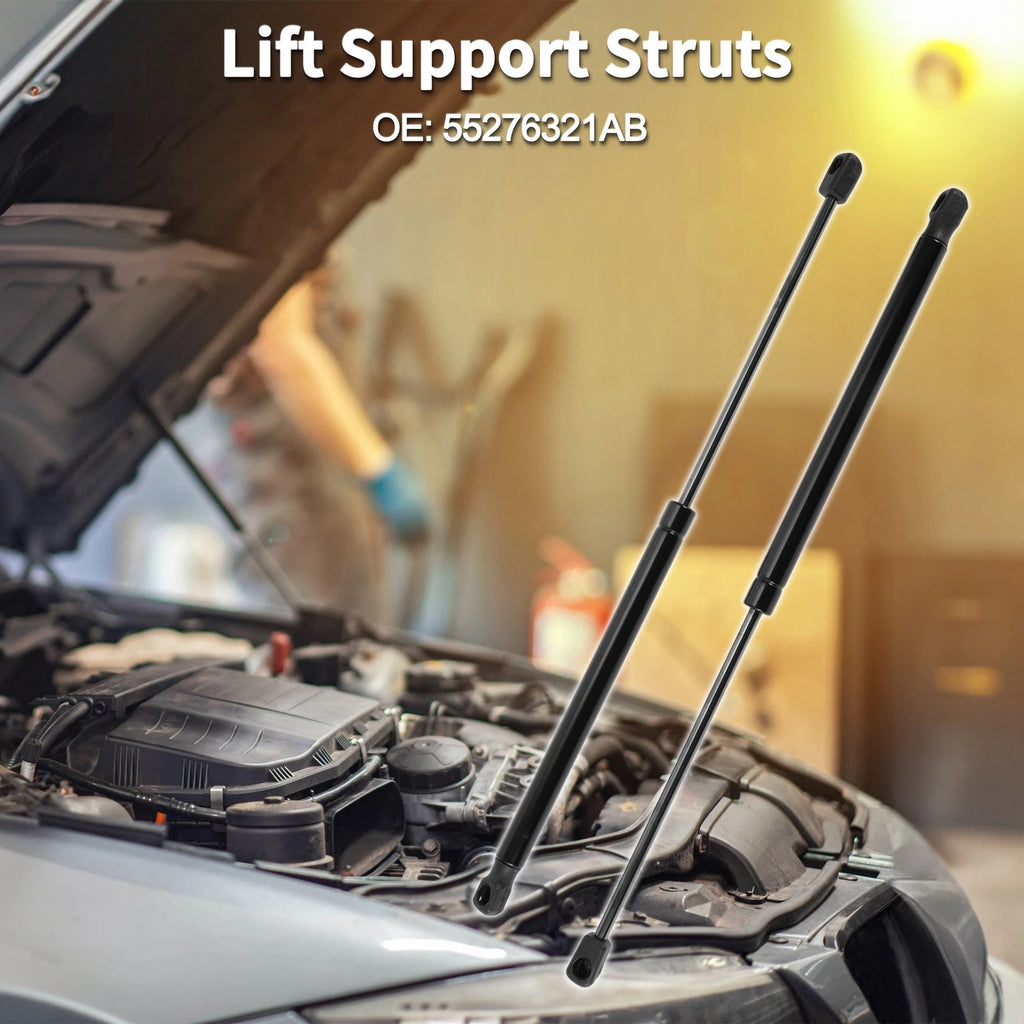 Set of 2 Front Hood Lift Supports Struts No. 55276321AB for Dodge Ram 1500/2500 (2002–2008)