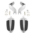 Chrome Footpegs Mount Bracket for Harley Touring Street Glide (1993–Present)