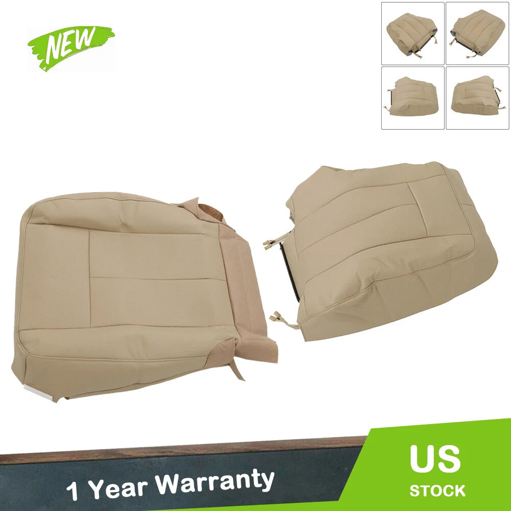 Leather Seat Cover Set for Ford Expedition (2007–2014) - Camel Tan