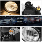 Fog Lights for Nissan Maxima A33 VQ35DE (2002–2003) - Clear Lens Pair