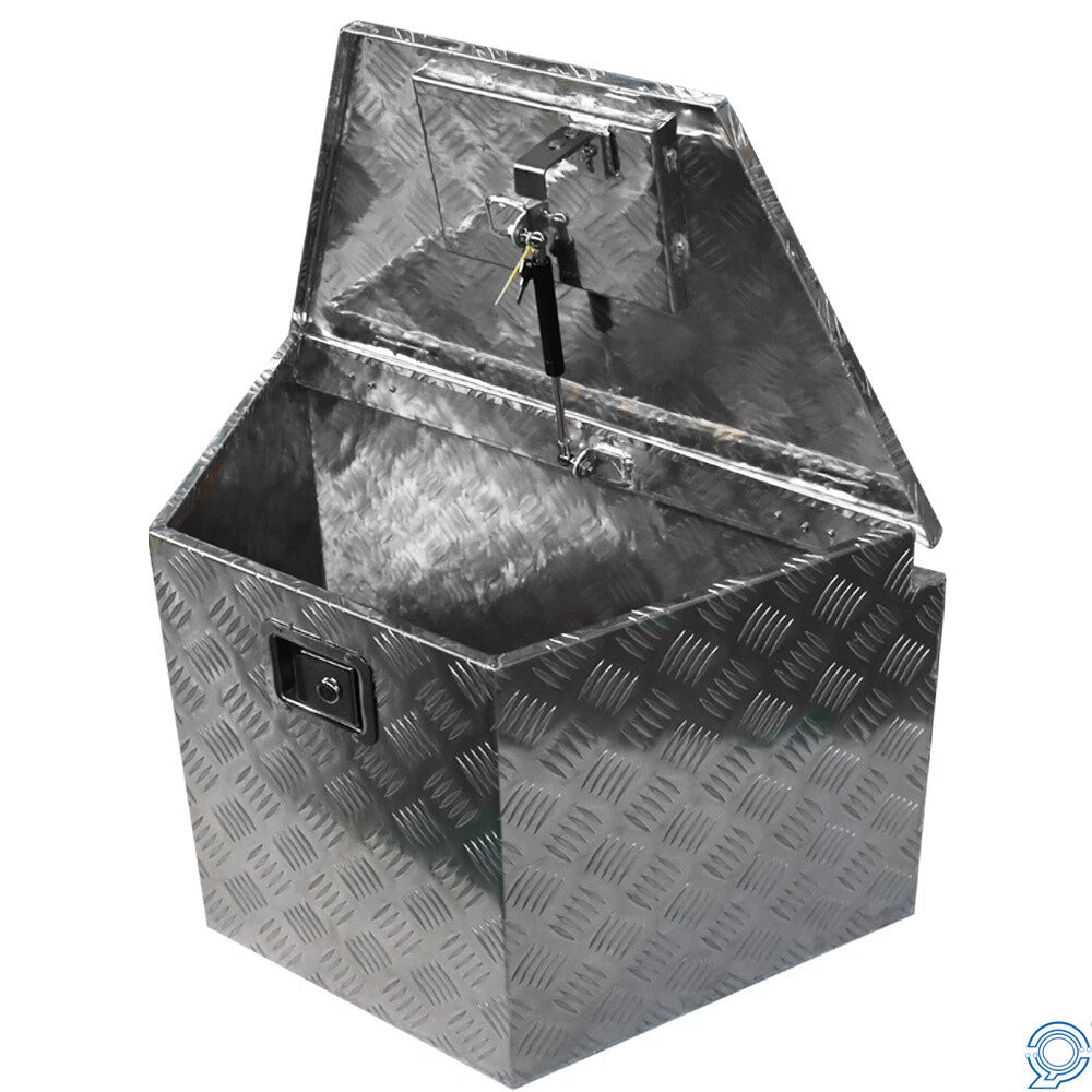 28" x 18" Aluminum Trailer Tool Box w/ Struts for Truck (Weather Guard)
