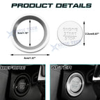 Engine Start/Stop Push Button Molding Trim for Honda Civic (2022-2024)