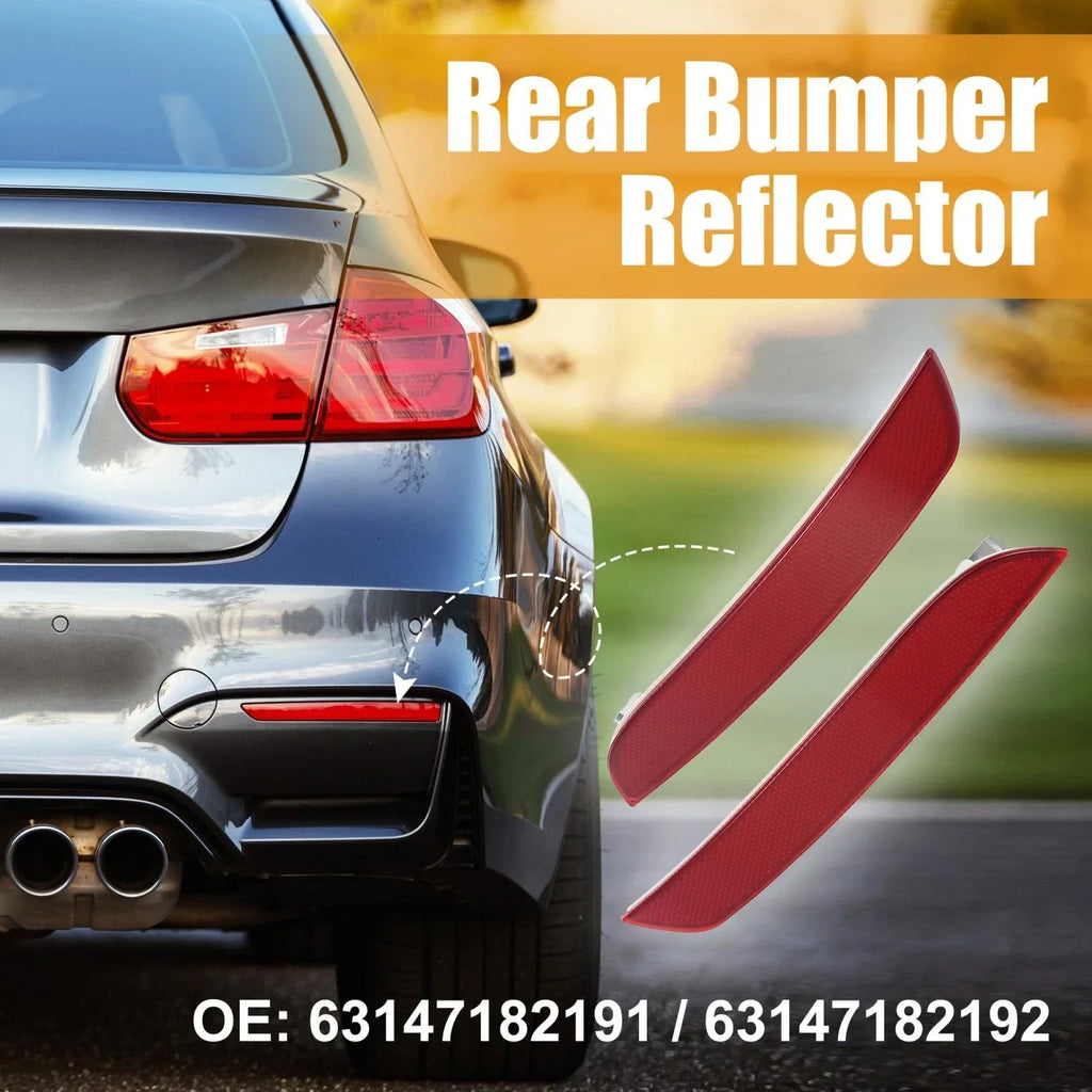 Rear Bumper Reflector Strip Cover Left Right Side for BMW